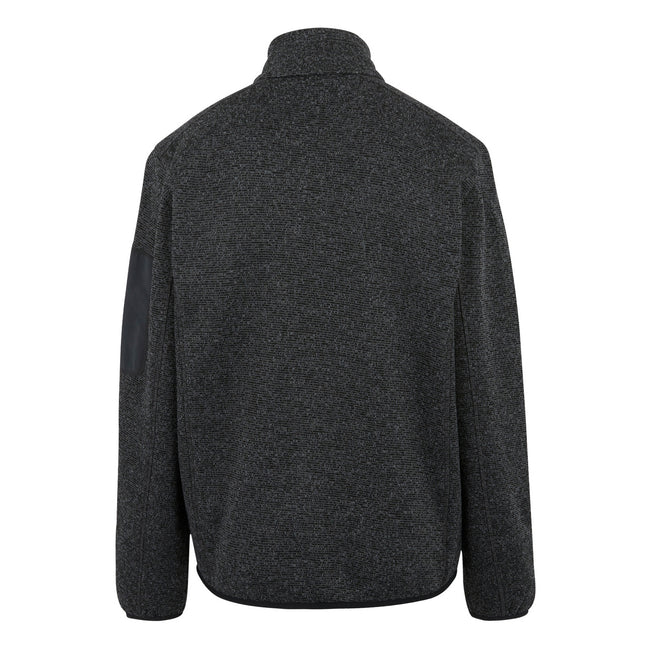 Ash - Back - Regatta Mens Newhill Marl Full Zip Fleece Jacket
