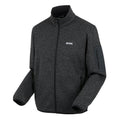 Ash - Side - Regatta Mens Newhill Marl Full Zip Fleece Jacket