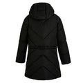 Black - Back - Regatta Womens-Ladies Rusey Quilted Padded Jacket