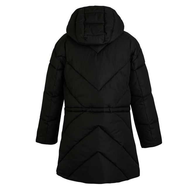 Black - Back - Regatta Womens-Ladies Rusey Quilted Padded Jacket