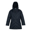 Navy - Front - Regatta Womens-Ladies Rusey Quilted Padded Jacket