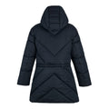 Navy - Back - Regatta Womens-Ladies Rusey Quilted Padded Jacket