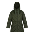 Khaki Green - Front - Regatta Womens-Ladies Rusey Quilted Padded Jacket