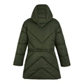 Khaki Green - Back - Regatta Womens-Ladies Rusey Quilted Padded Jacket