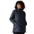 Navy Blue - Lifestyle - Regatta Womens-Ladies Brielly Insulated Waterproof Jacket