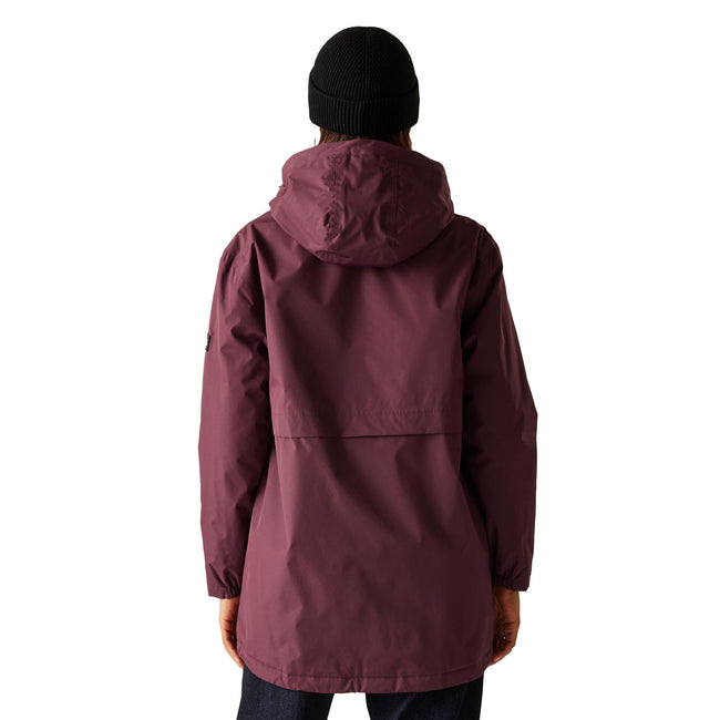 Burgundy - Pack Shot - Regatta Womens-Ladies Brielly Insulated Waterproof Jacket