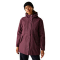 Burgundy - Lifestyle - Regatta Womens-Ladies Brielly Insulated Waterproof Jacket