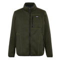 Dark Khaki - Front - Regatta Mens Barlee Marl Full Zip Fleece Jacket