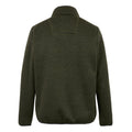 Dark Khaki - Back - Regatta Mens Barlee Marl Full Zip Fleece Jacket