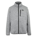 Silver Grey - Front - Regatta Mens Barlee Marl Full Zip Fleece Jacket