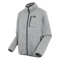 Silver Grey - Side - Regatta Mens Barlee Marl Full Zip Fleece Jacket