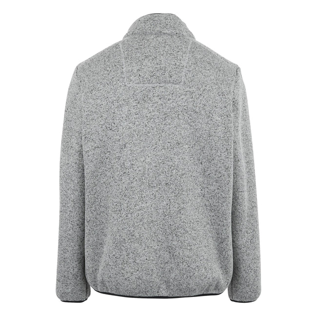 Silver Grey - Back - Regatta Mens Barlee Marl Full Zip Fleece Jacket