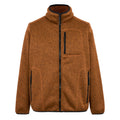 Glazed Ginger - Front - Regatta Mens Barlee Marl Full Zip Fleece Jacket