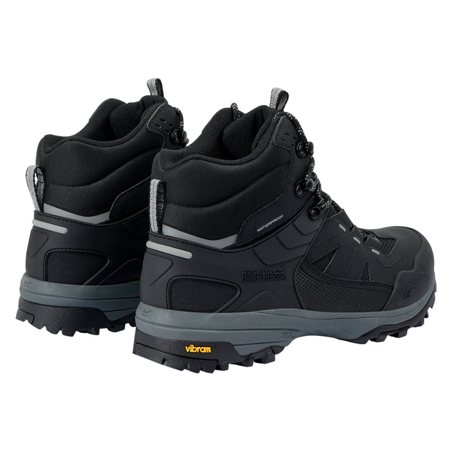 Black - Back - Regatta Mens Regen Walking Shoes