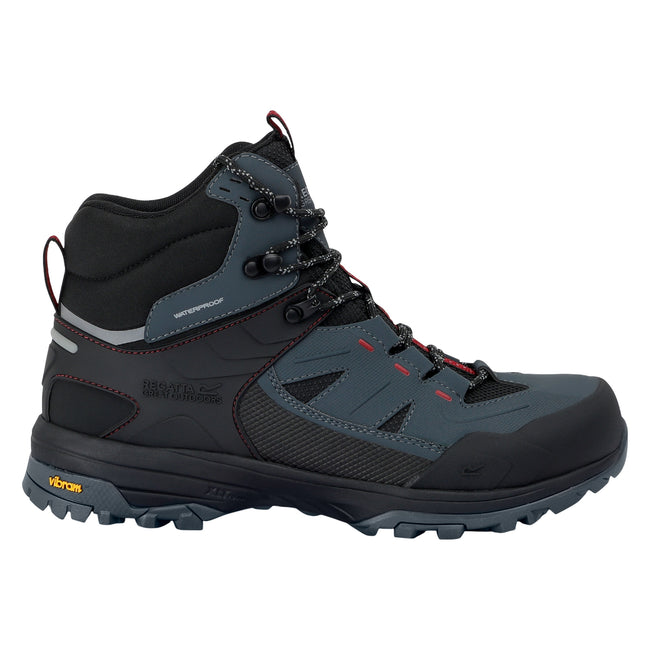 Briar-Rio Red - Side - Regatta Mens Regen Walking Shoes