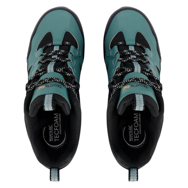 Spruce Green-Black - Lifestyle - Regatta Womens-Ladies Regen Low Walking Shoes
