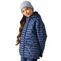 Blue - Lifestyle - Regatta Girls Orla Kiely Waterproof Jacket