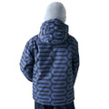 Blue - Pack Shot - Regatta Girls Orla Kiely Waterproof Jacket