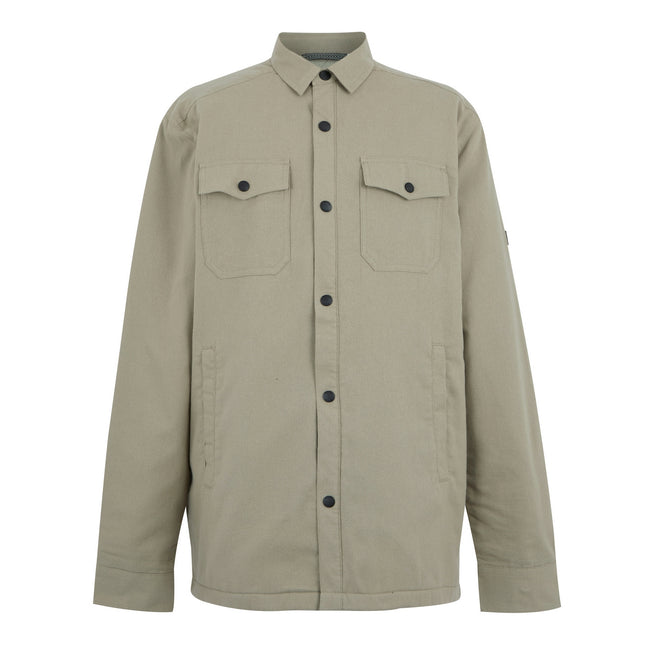 Golden Sand-Moonstruck - Front - Regatta Mens Spennith Plain Shirt Jacket