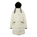 Stone White-Black - Front - Regatta Womens-Ladies Eryn Padded Jacket