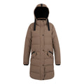 Mocha-Black - Front - Regatta Womens-Ladies Eryn Padded Jacket