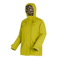 Antique Moss - Side - Regatta Womens-Ladies Orla Kiely Plain Mid Length Waterproof Jacket