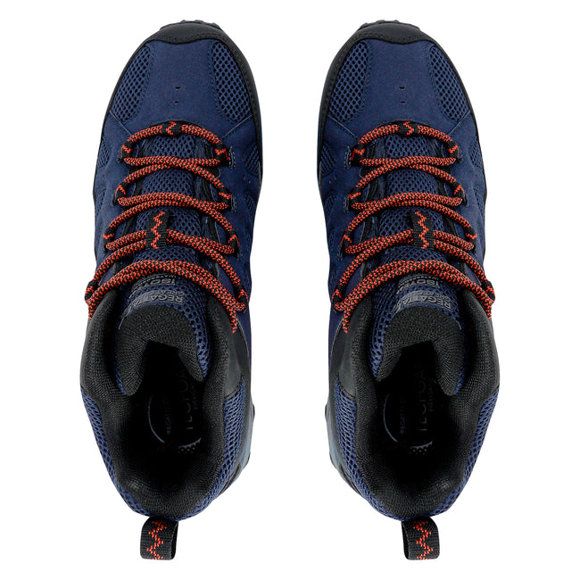 Navy-Potters Clay - Pack Shot - Regatta Mens Edgepoint IV Walking Boots