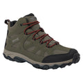 Olive Night-Burnt Umber - Front - Regatta Mens Edgepoint IV Walking Boots