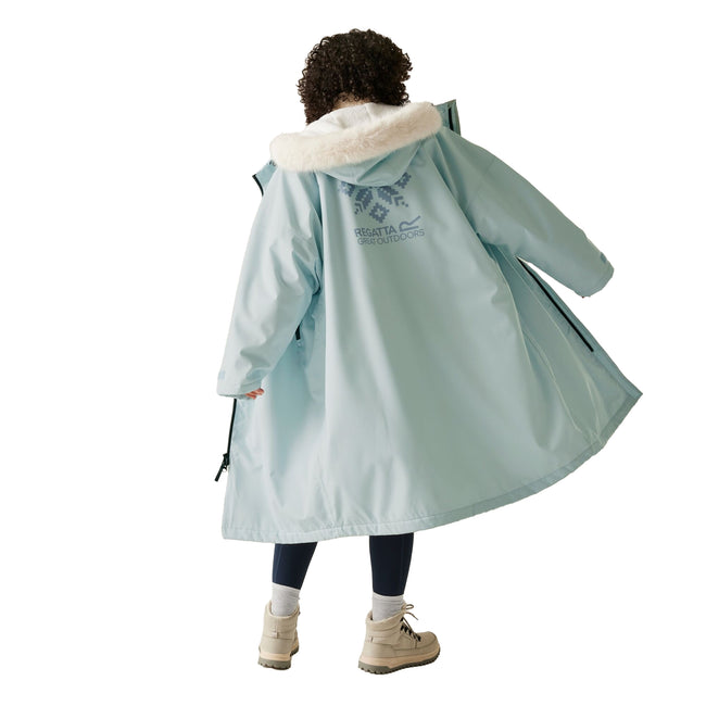 Blue - Pack Shot - Regatta Unisex Adult Waterproof Changing Robe