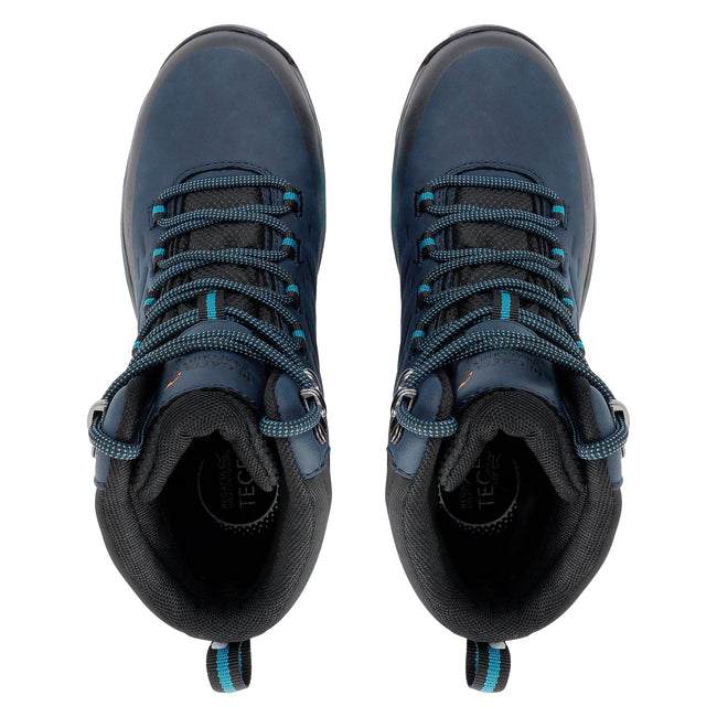 Navy-Storm Blue - Pack Shot - Regatta Womens-Ladies Blake Walking Boots