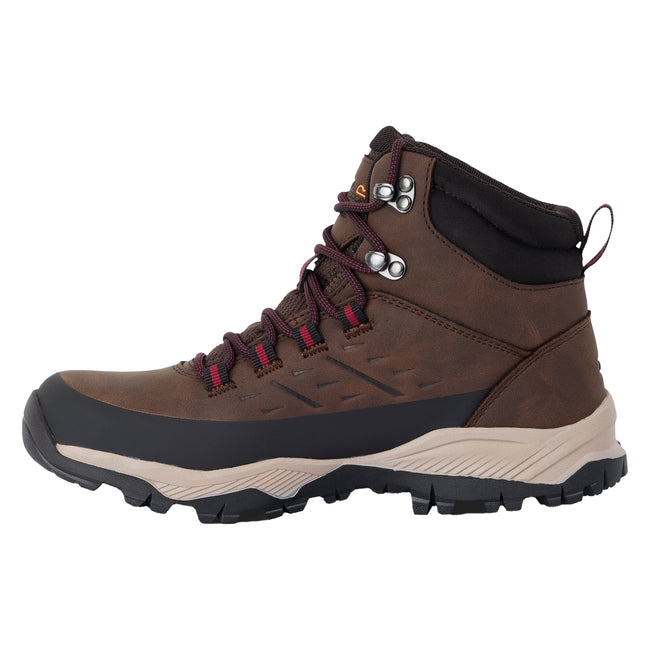 Chestnut-Dark Pimento - Side - Regatta Womens-Ladies Blake Walking Boots