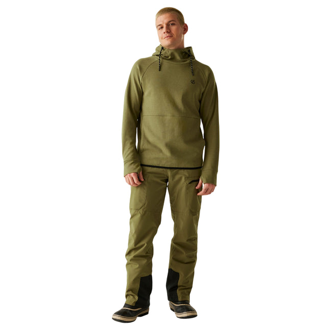 Martini Olive - Close up - Dare 2B Mens Ollie Hoodie