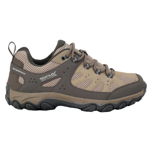 Soft Taupe-Treetop - Lifestyle - Regatta Womens-Ladies Edgepoint IV Low Walking Shoes