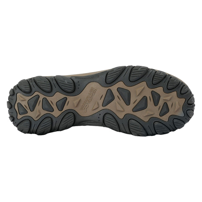 Soft Taupe-Treetop - Close up - Regatta Womens-Ladies Edgepoint IV Low Walking Shoes