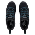 Black-Storm Blue - Pack Shot - Regatta Womens-Ladies Edgepoint IV Low Walking Shoes