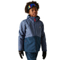Blue Indigo-Moonlight Denim - Lifestyle - Dare 2B Childrens-Kids Send It! Ski Jacket