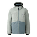 Glacier Green-Element Grey - Front - Dare 2B Childrens-Kids Send It! Ski Jacket