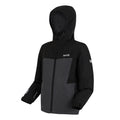 Black - Side - Regatta Childrens-Kids Beamz Insulated Waterproof Jacket