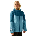 Blue - Lifestyle - Regatta Childrens-Kids Beamz Insulated Waterproof Jacket