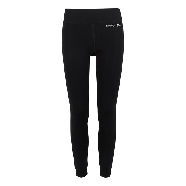 Black - Front - Regatta Womens-Ladies Thermal Stretch Leggings
