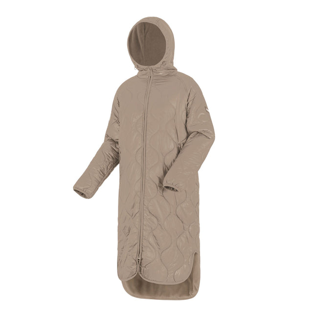 Soft Taupe - Side - Regatta Womens-Ladies Triea Quilted Jacket