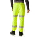 Yellow - Pack Shot - Regatta Mens Prolite Stretch Hi-Vis Trousers