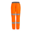 Orange - Back - Regatta Mens Prolite Stretch Hi-Vis Trousers