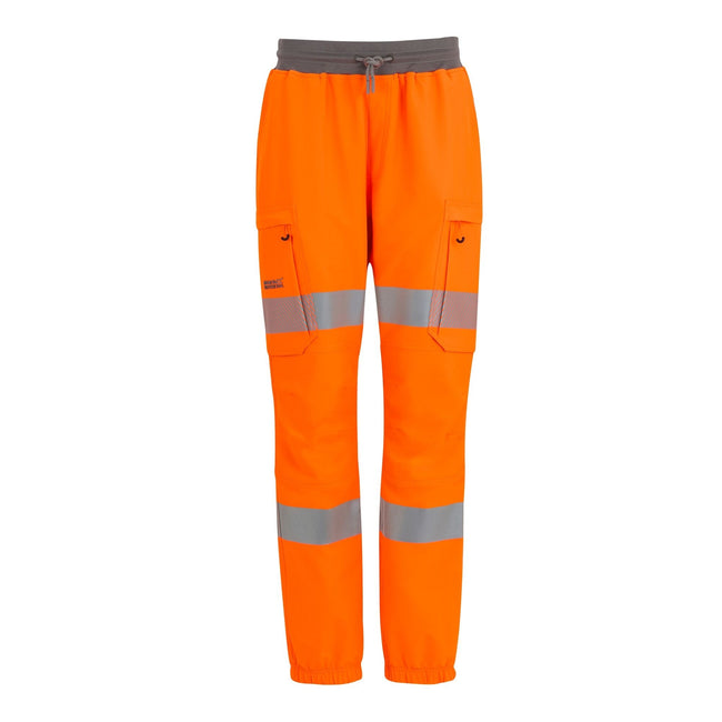 Orange - Front - Regatta Mens Prolite Stretch Hi-Vis Trousers