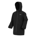 Black - Side - Regatta Childrens-Kids Farbank II Waterproof Jacket