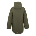 Olive Night-Pumpkin Spice - Back - Regatta Childrens-Kids Farbank II Waterproof Jacket