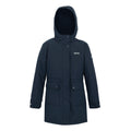 Navy - Front - Regatta Childrens-Kids Valenta Waterproof Jacket