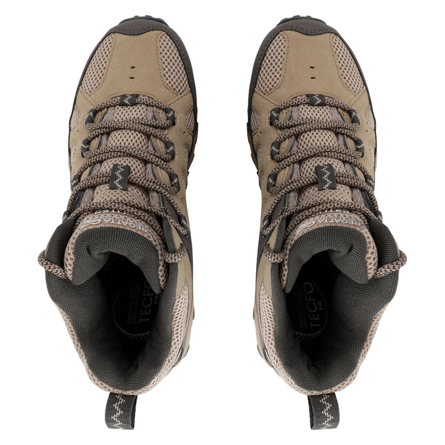 Taupe - Pack Shot - Regatta Womens-Ladies Edgepoint IV Mid Cut Walking Boots