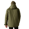 Olive Green - Pack Shot - Regatta Mens Balaton Insulated Waterproof Jacket