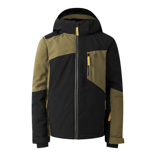 Olive Green - Front - Dare 2B Childrens-Kids Ripper Ski Jacket